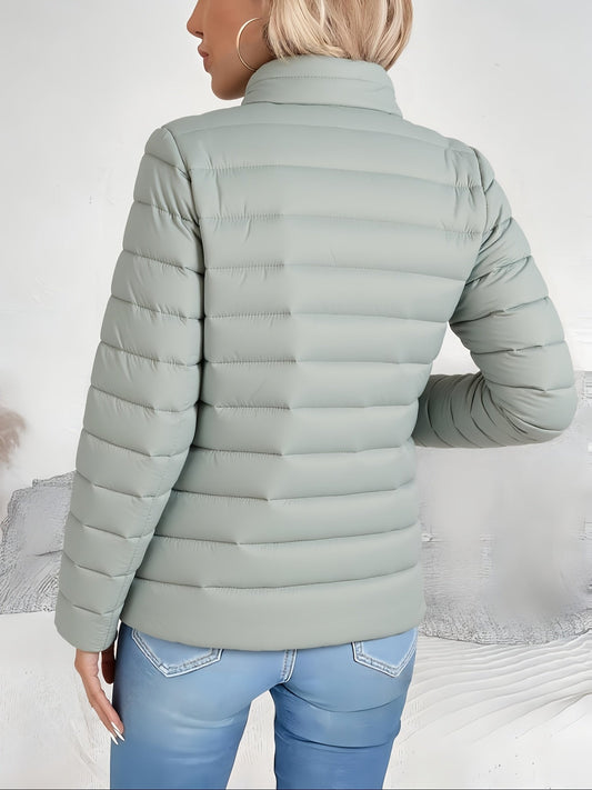 Vivienne | Lichtgewicht puffer jack met opstaande kraag