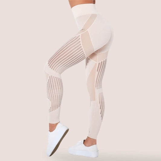 Modellerende gestructureerde damesleggings – actieve pasvorm met hoge taille voor ondersteuning elke dag
