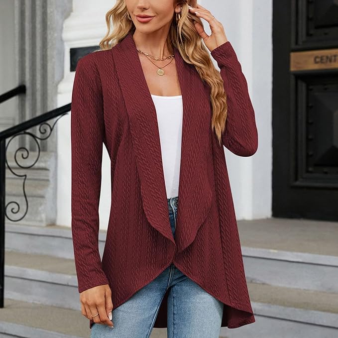 Juliet | Vallende cardigan met open voorkant