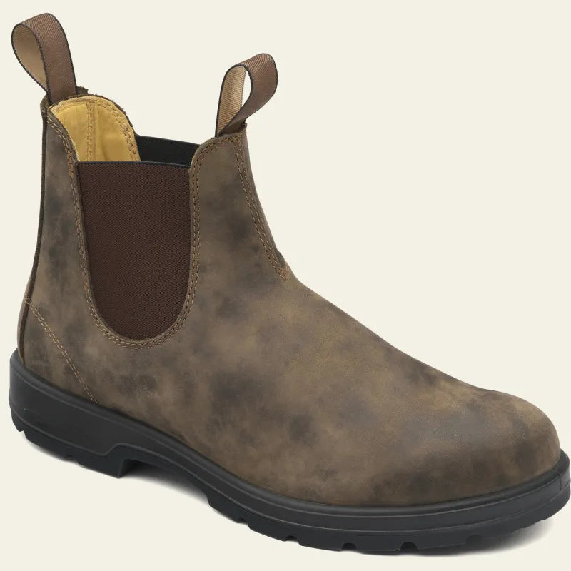Men’s Waterproof Chelsea Boots – Slip-On Vegan Leather Footwear for Wet Weather