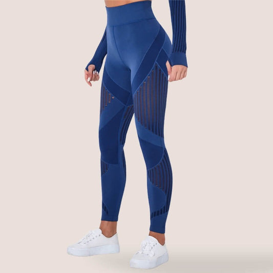 Modellerende gestructureerde damesleggings – actieve pasvorm met hoge taille voor ondersteuning elke dag