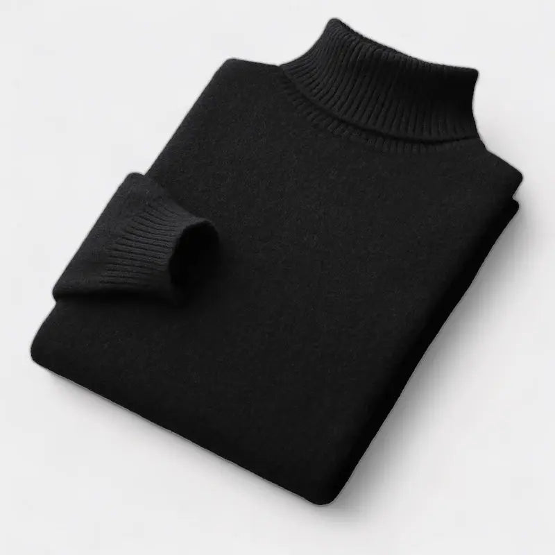 Merino trui met rolkraag voor heren – verzorgd basisitem voor de winter voor getailleerde garderobes