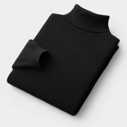 Merino trui met rolkraag voor heren – verzorgd basisitem voor de winter voor getailleerde garderobes