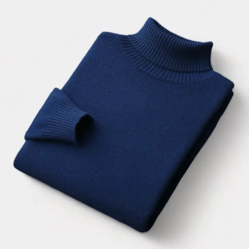 Merino trui met rolkraag voor heren – verzorgd basisitem voor de winter voor getailleerde garderobes