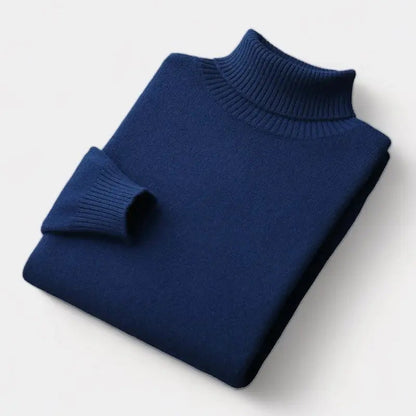 Merino trui met rolkraag voor heren – verzorgd basisitem voor de winter voor getailleerde garderobes