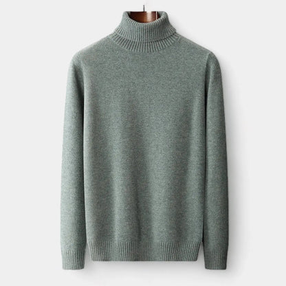 Merino trui met rolkraag voor heren – verzorgd basisitem voor de winter voor getailleerde garderobes