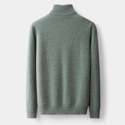 Merino trui met rolkraag voor heren – verzorgd basisitem voor de winter voor getailleerde garderobes