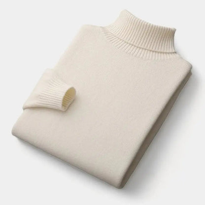 Merino trui met rolkraag voor heren – verzorgd basisitem voor de winter voor getailleerde garderobes