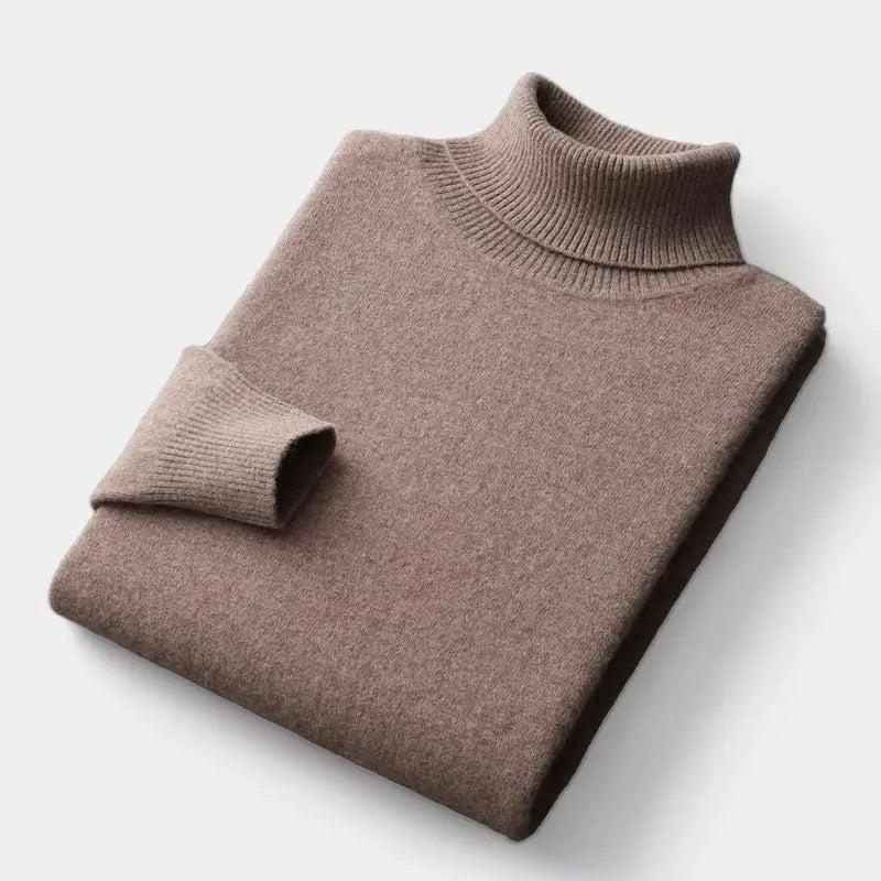 Merino trui met rolkraag voor heren – verzorgd basisitem voor de winter voor getailleerde garderobes