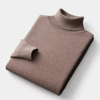 Merino trui met rolkraag voor heren – verzorgd basisitem voor de winter voor getailleerde garderobes