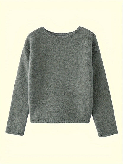 Prudence | Relaxed Crew Neck Sweater