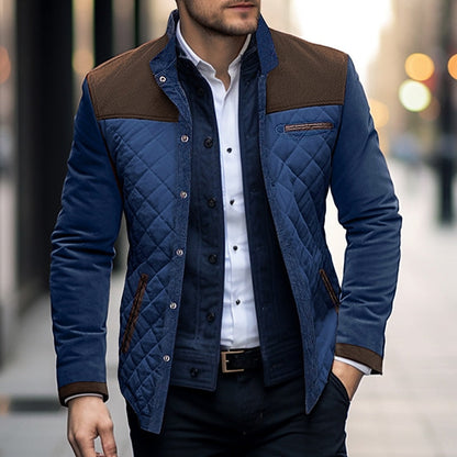 Fletcher | Gewatteerd jack met colourblock