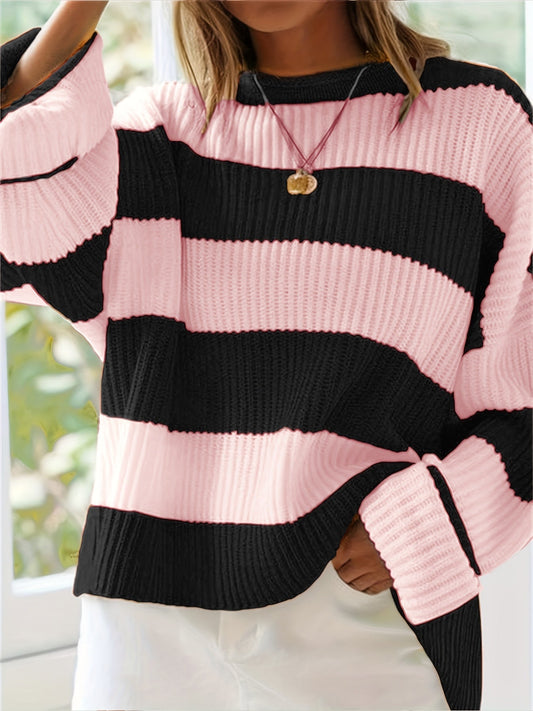 Ivy | Relaxte colorblock-trui