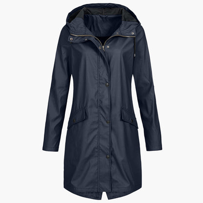 Lavinia | Weatherproof Longline Hooded Coat