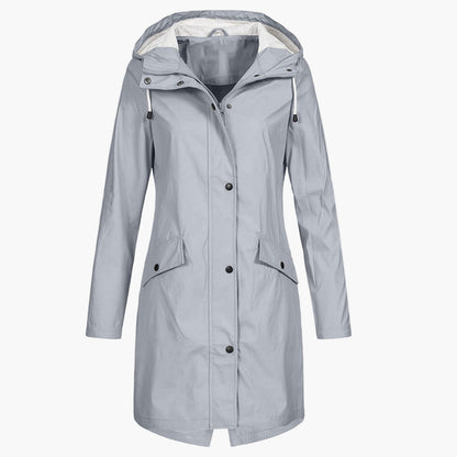 Lavinia | Weatherproof Longline Hooded Coat