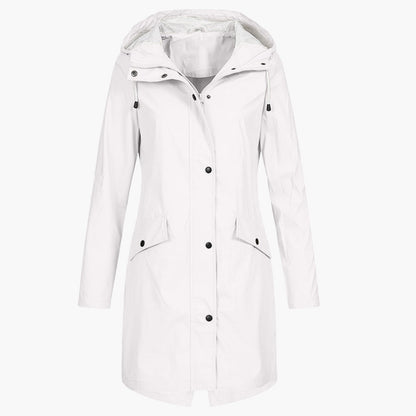 Lavinia | Weatherproof Longline Hooded Coat