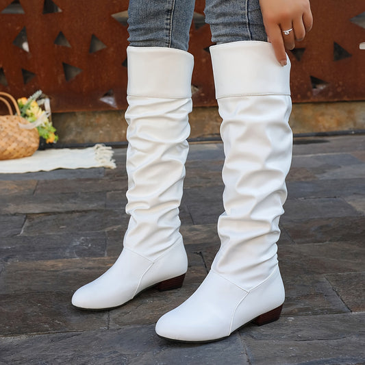 Phoebe | Kniehoge slouchlaarzen