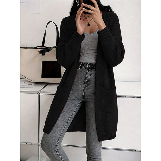 Marion | Lange cardigan met open voorkant