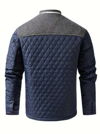 Gideon | Gewatteerd jack met opstaande kraag