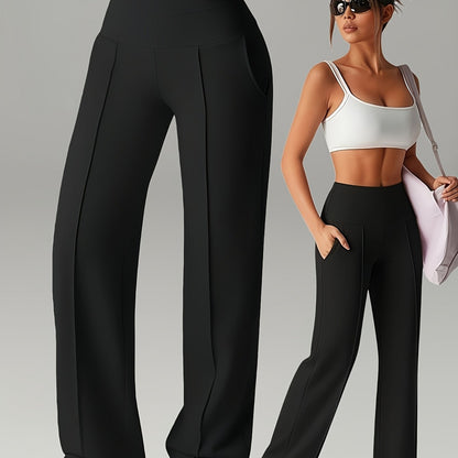 Wijde broek met hoge taille