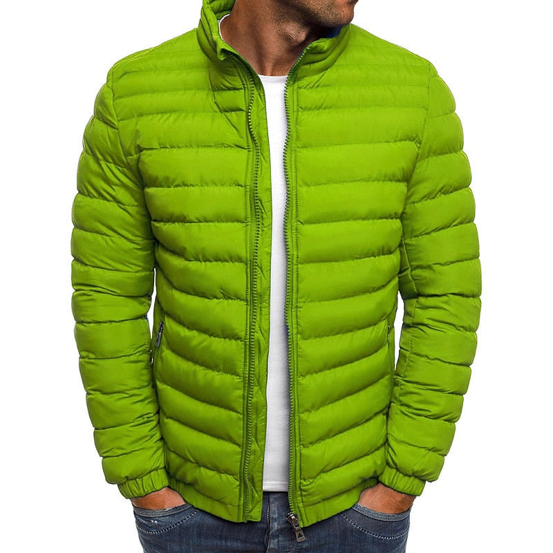 Lichtgewicht gewatteerd puffer jas