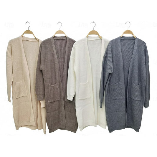 Marion | Lange cardigan met open voorkant
