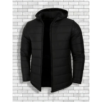 Gewatteerde puffer jas met capuchon