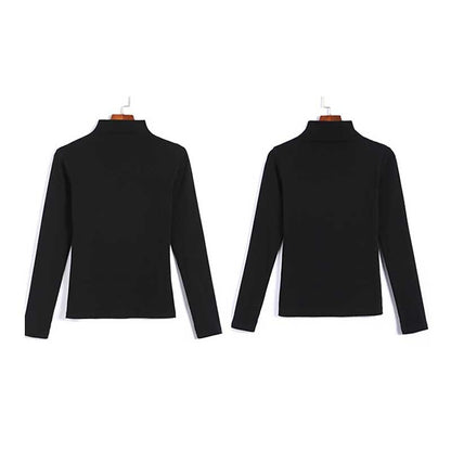 Lila | Elegant Roll-Neck Top