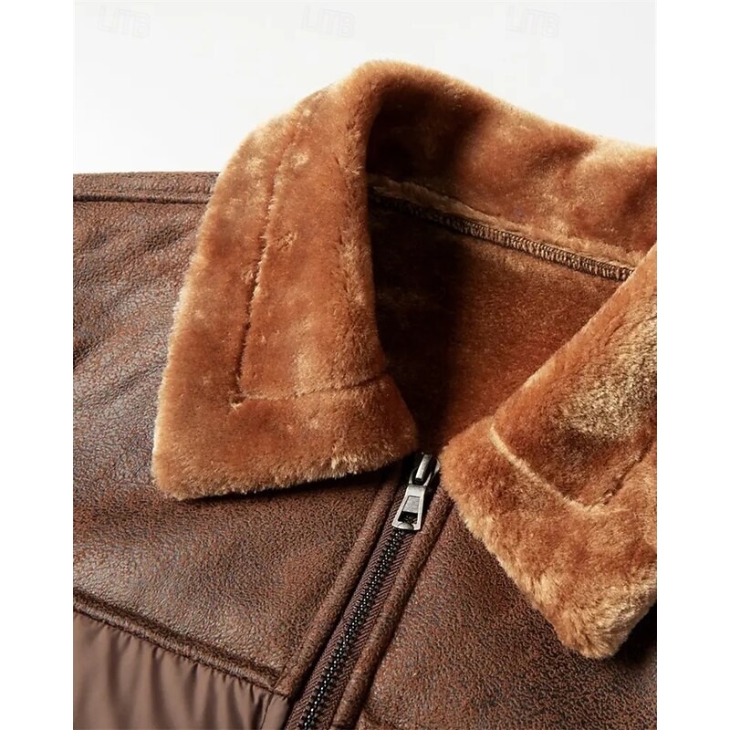 Gewatteerd puffer jas met bontkraag