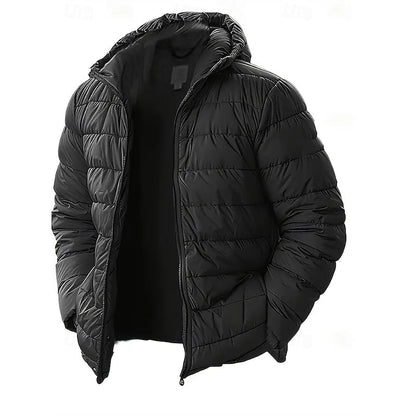Gewatteerde puffer jas met capuchon