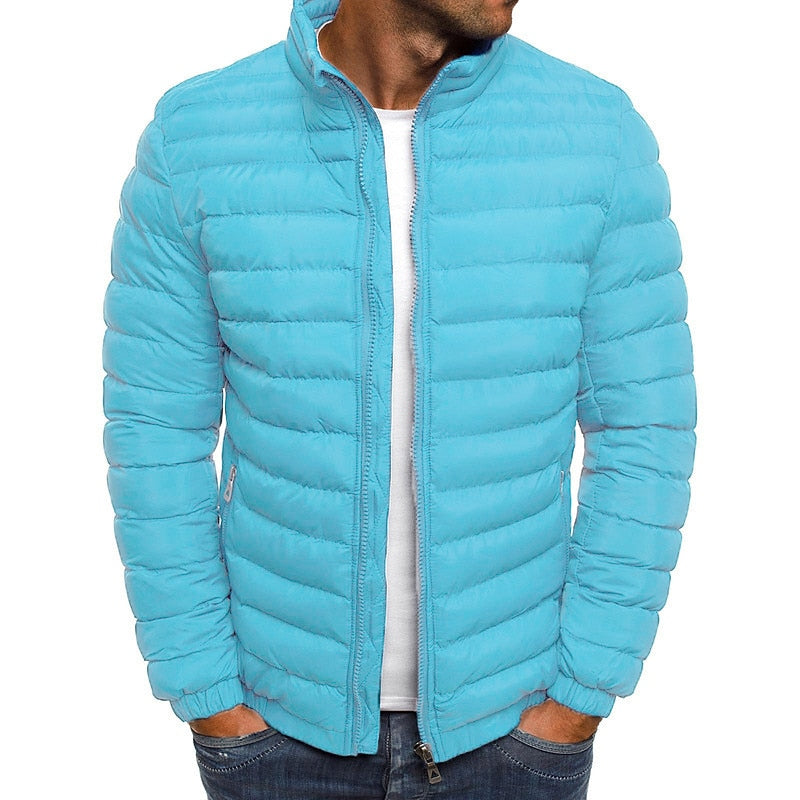 Lichtgewicht gewatteerd puffer jas