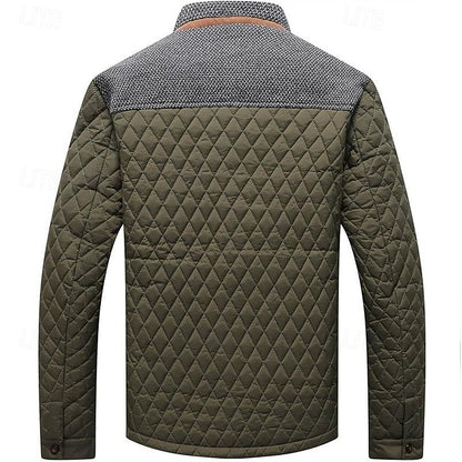 Hayes | Gewatteerd jack met opstaande kraag