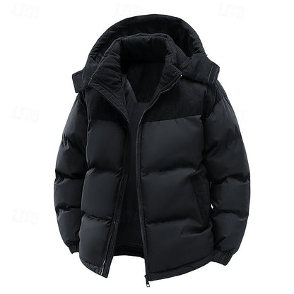 Kerst gewatteerde puffer jas met capuchon