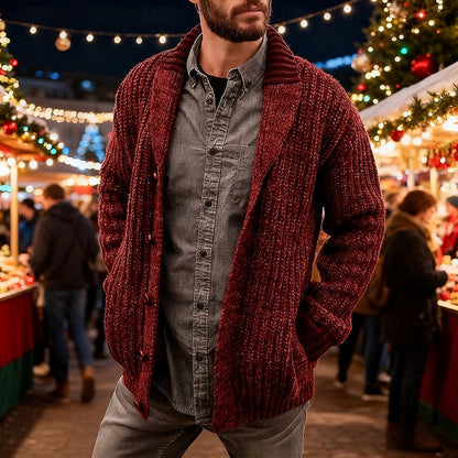 Callahan | Shawl Collar Knit Cardigan
